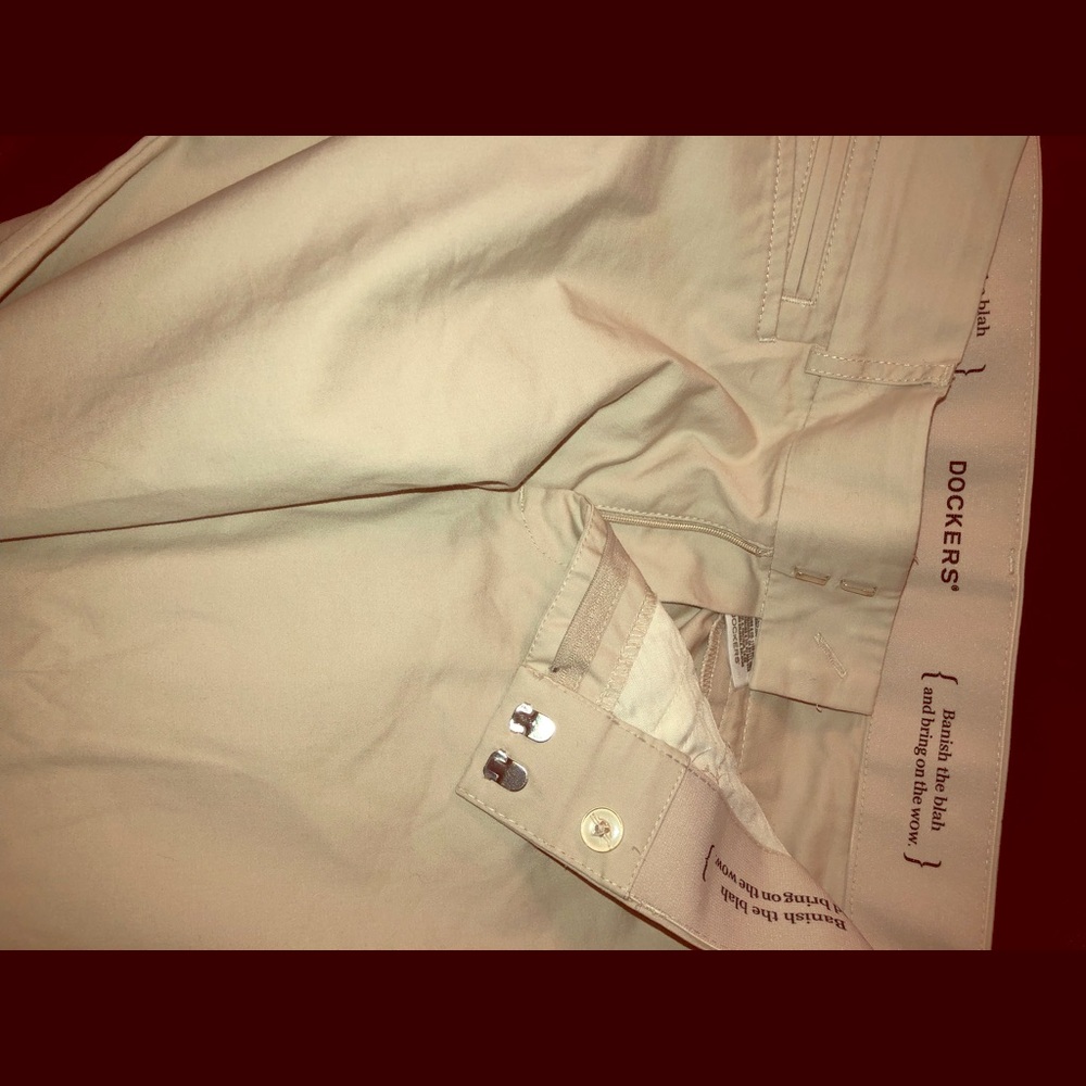 Dockers banish-waist khakis